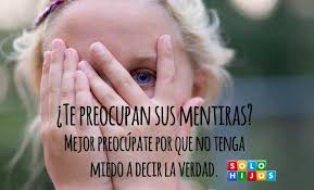 niña con frase: " preocúpate porque no tenga miedo a decir la verdad" preocúpate porque no tenga miedo a decir la verdad
