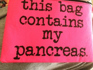 This bag contains my pancreas bag
